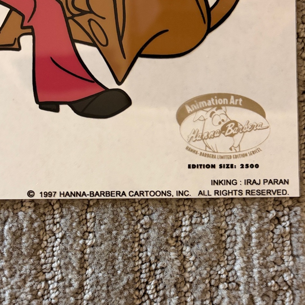 Scooby-Doo and Shaggy Artist Cel - Picture 3 of 3